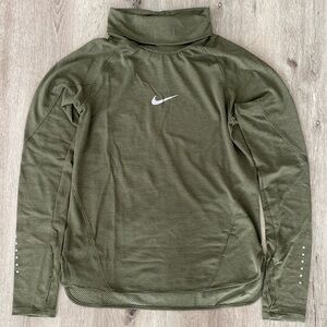 Nike Women’s Olive Green Pullover Turtleneck